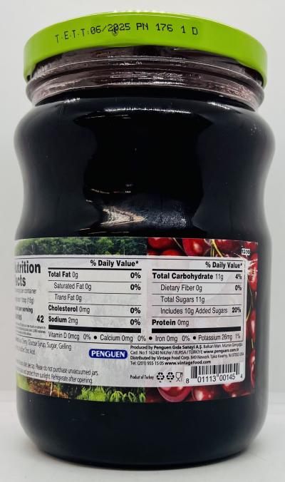 Penguen Sour Cherry Preserve Extra 1500g.