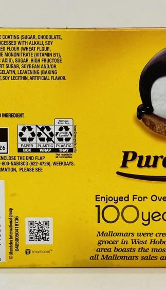 Mallomars Pure Chocolate 232g.