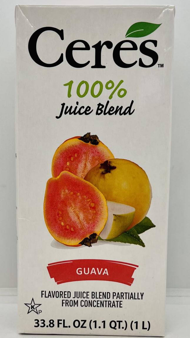 Ceres Guava Juice Blend 1L.