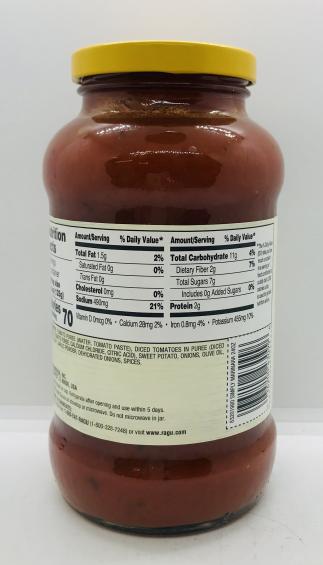 Ragu Simply Chunky Marinara Pasta Sauce 680g.