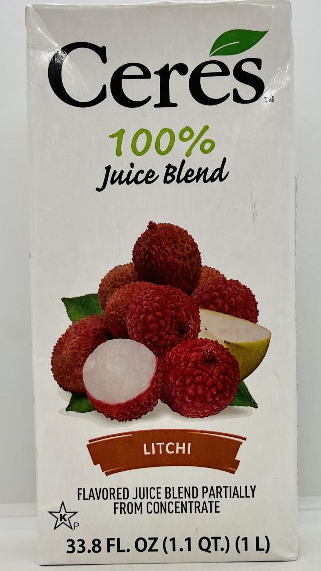 Ceres Litchi Juice Blend 1L.