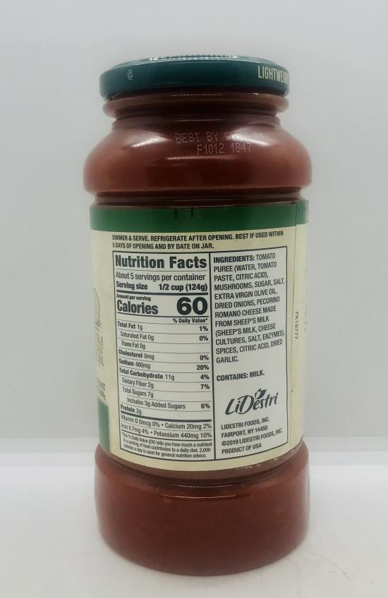 Francesco Mushroom Pasta Sauce 680g.