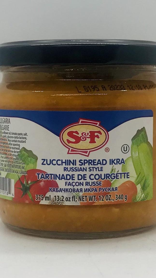 S&F Zucchini Spread 340g.