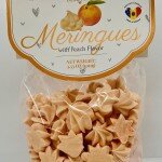 Meringues w. Peach Flavor 100g.