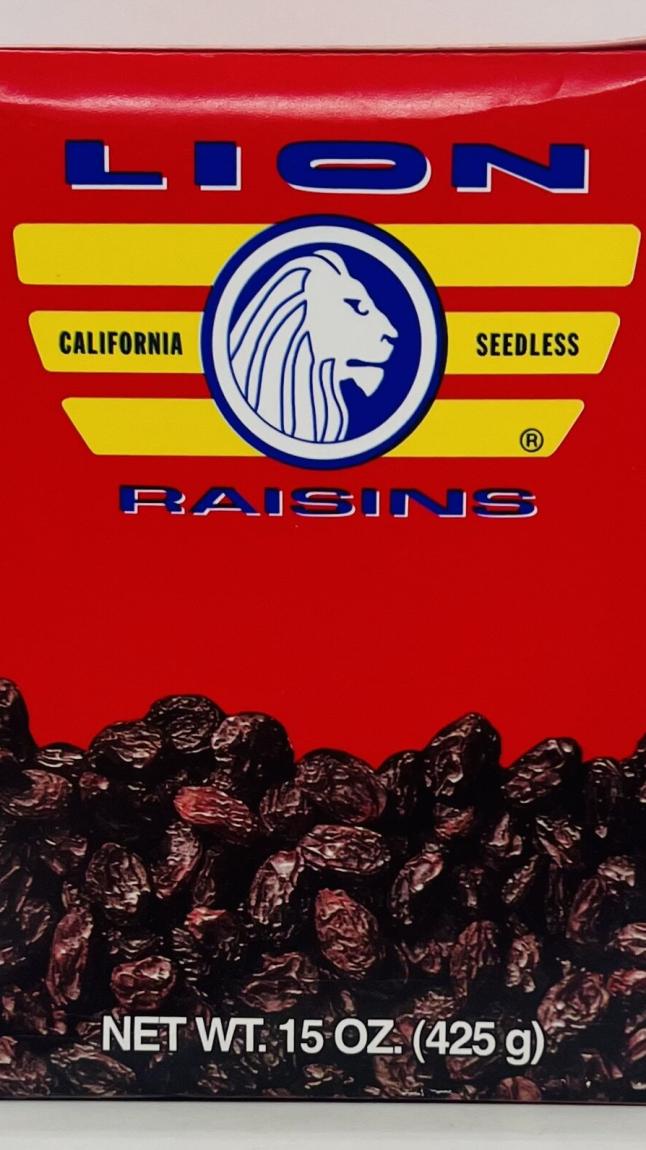 Lion Raisins 425g.