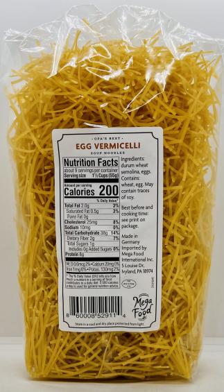 Egg Soup Noodles 500g.