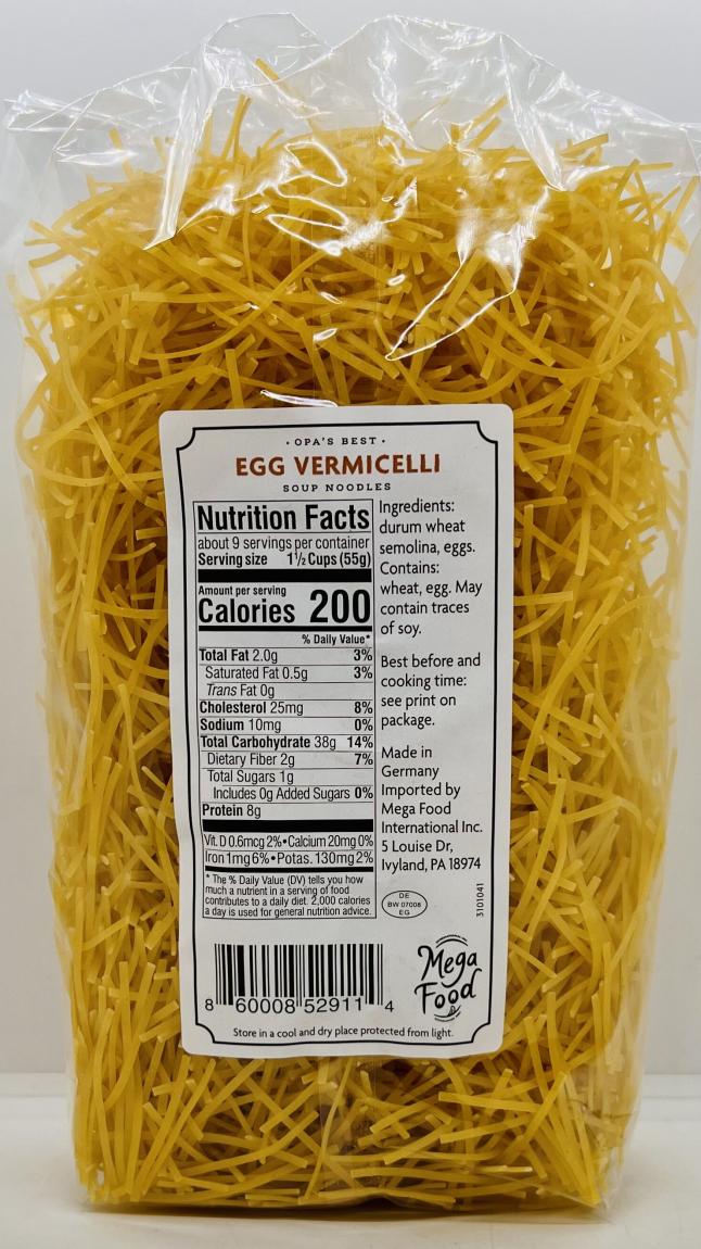 Egg Soup Noodles 500g.