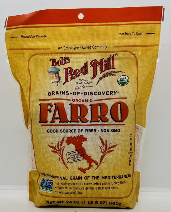 Red Mill Organic Farro 680g.