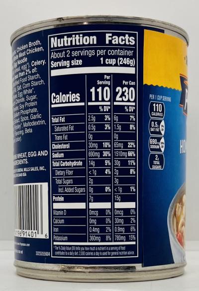 Progresso Chicken & Homestyle Noodles 538g.