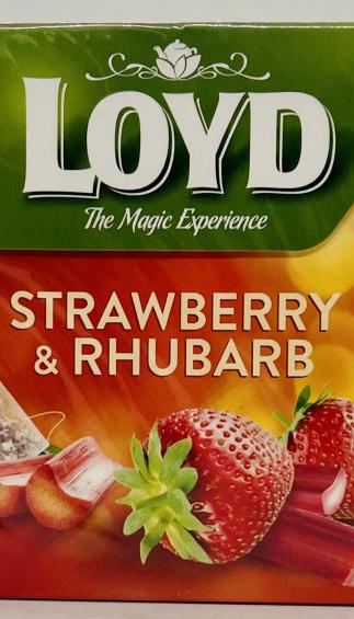 Loyd Strawberry & Rhubarb 40g.