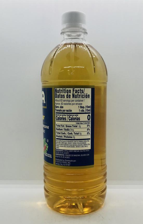 Goya Apple Cider Vinegar 946mL.