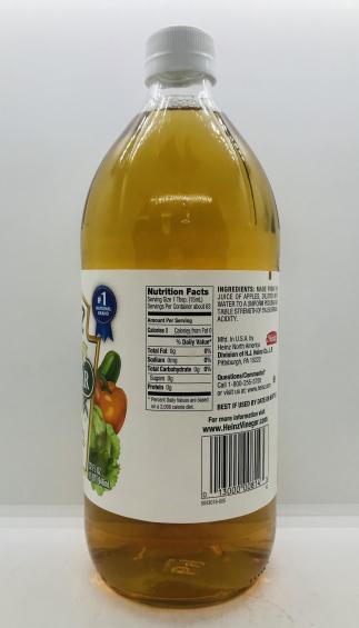 Heinz Apple Vinegar 946mL.