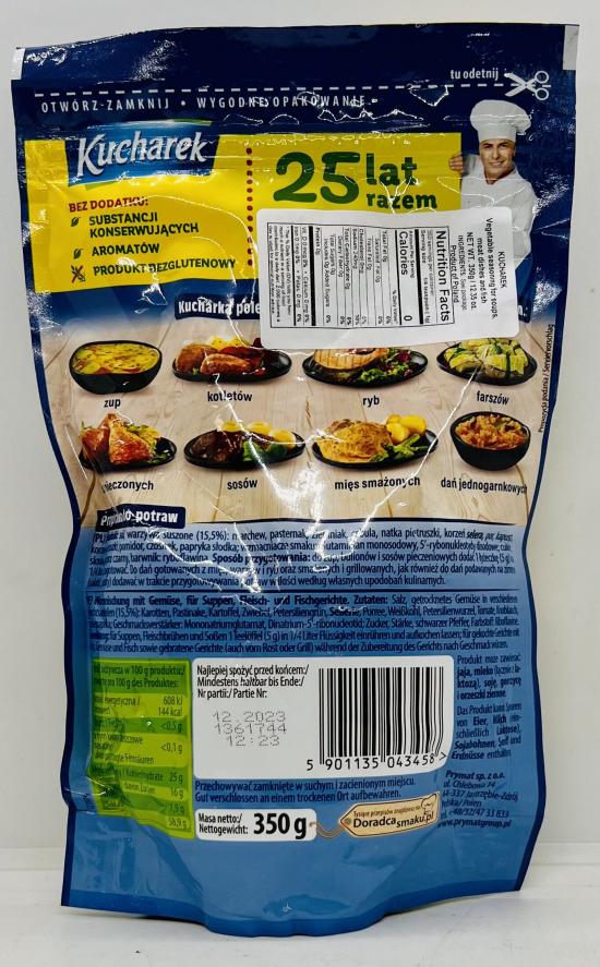 Kucharek Vegetable Seasoning 350g.