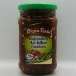 Bizim Tarla Sliced Hot Pepper w. Tomato 640g.