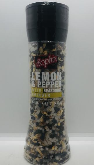 Sophia Lemon & Pepper With Grinder (220g)