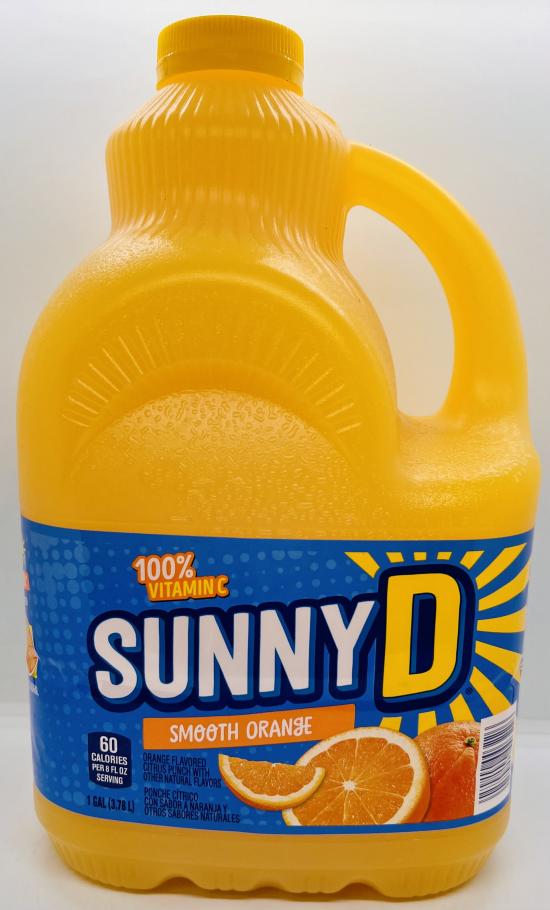 Sunny D Smooth Orange 1Gal.