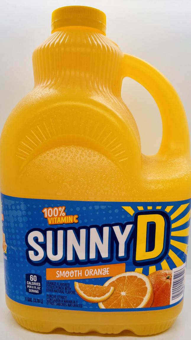 Sunny D Smooth Orange 1Gal.