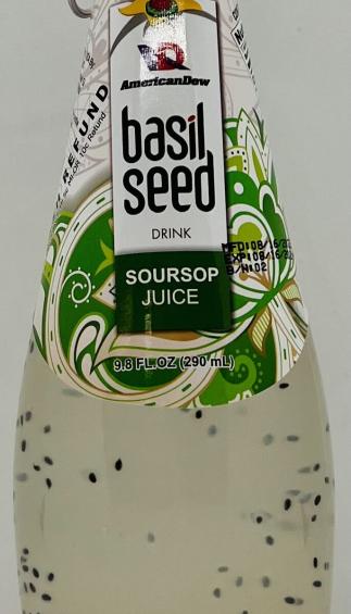 Basil Seed Soursop Juice 290mL.