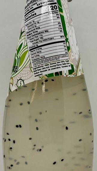 Basil Seed Soursop Juice 290mL.