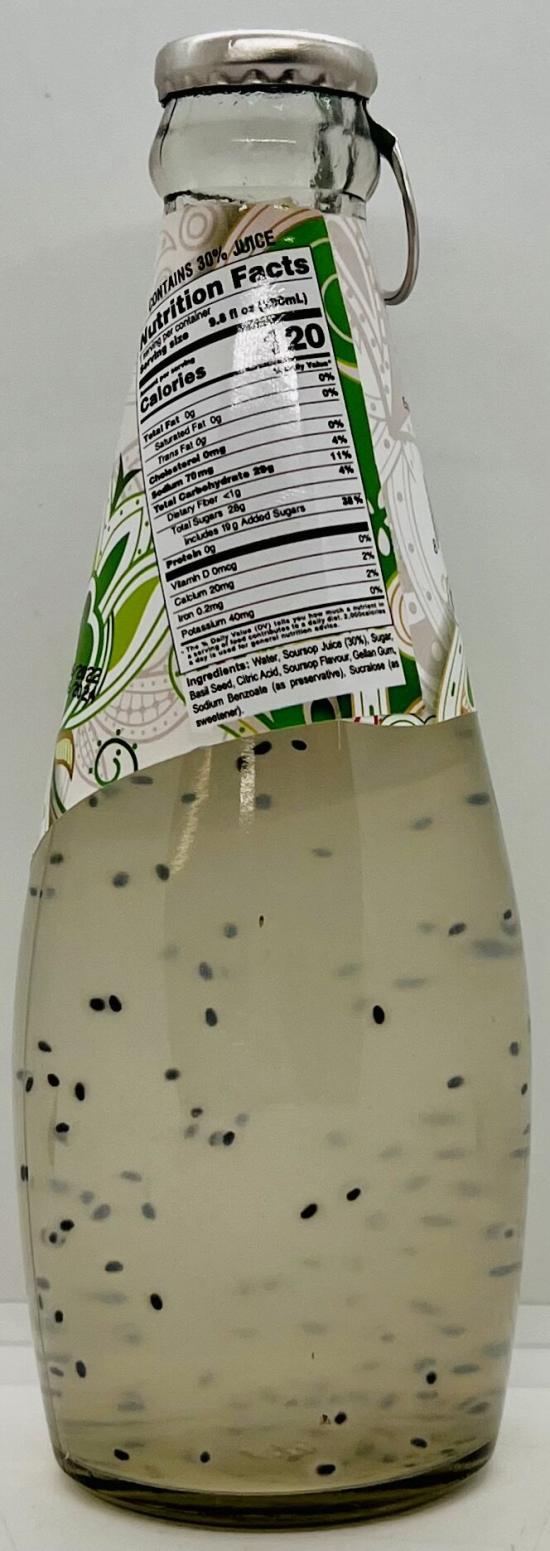 Basil Seed Soursop Juice 290mL.