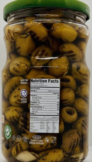 Ikram Grill Green Olives 660g.