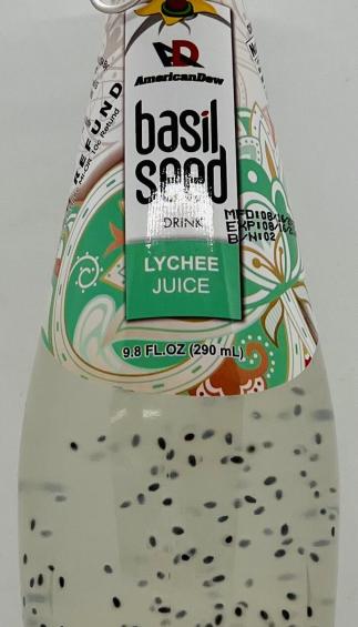 Basil Seed Lychee Juice 290mL.