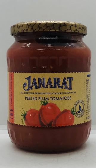 Janarat Peeled Plum Tomatoes 670g.