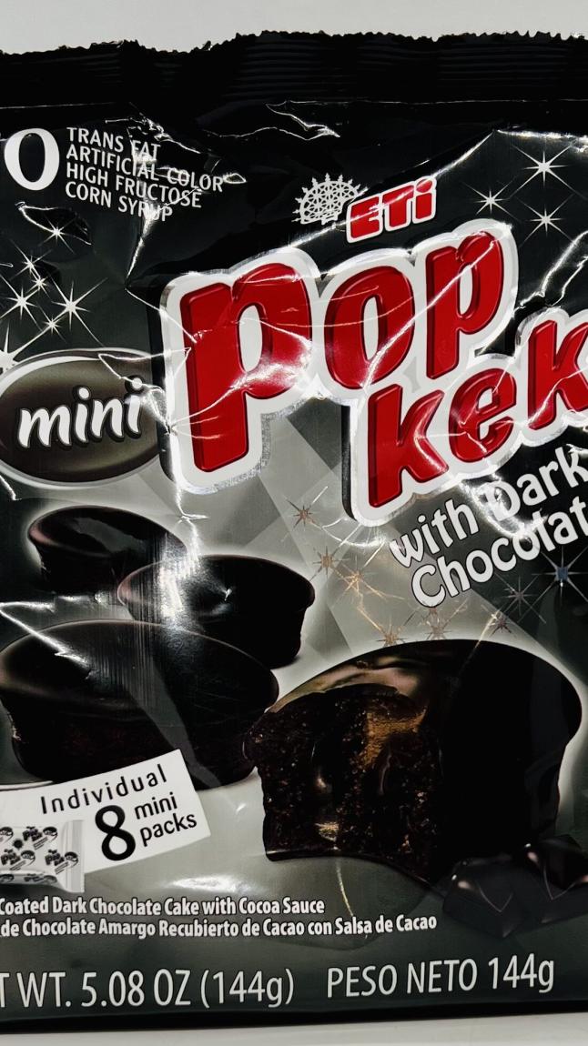 Pop Kek w. Dark Chocolate 144g.