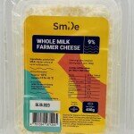 Smile Whole Milk Farmer Cheese 400g.