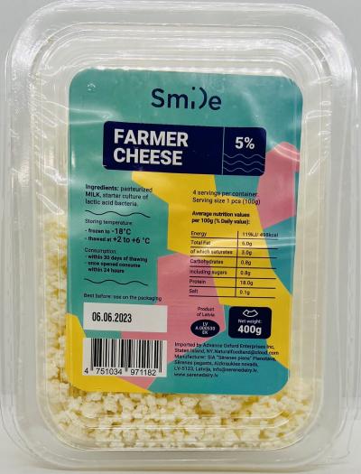 Smile Farmer Cheese 400g.