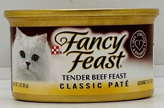 Fancy Feast Classic Pate Tender Beef Feast 85g.