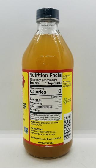 Bragg Apple Cider Vinegar 473mL.