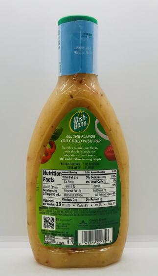 Wish Bone Italian Dressing 444mL.