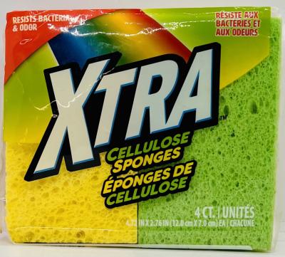 Xtra Cellulose Sponges 4pcs.