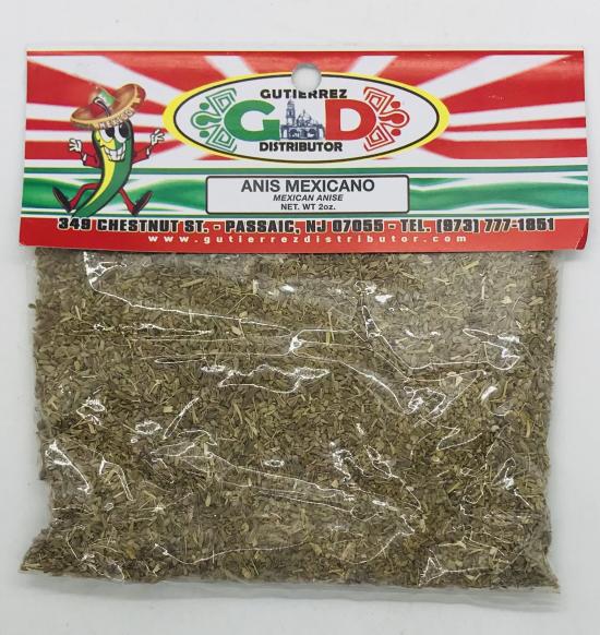 Gutierrez Distributor  Mexican Anise 2 OZ