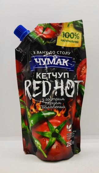 Chumak  Ketchup Red Hot  250g.