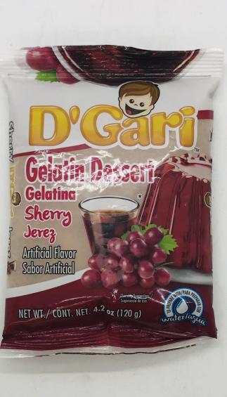 D'Gari Gelatin Dessert Cherry 120g