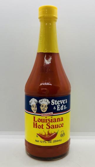 Steve's & Ed's Louisiana Hot Sauce 354mL.