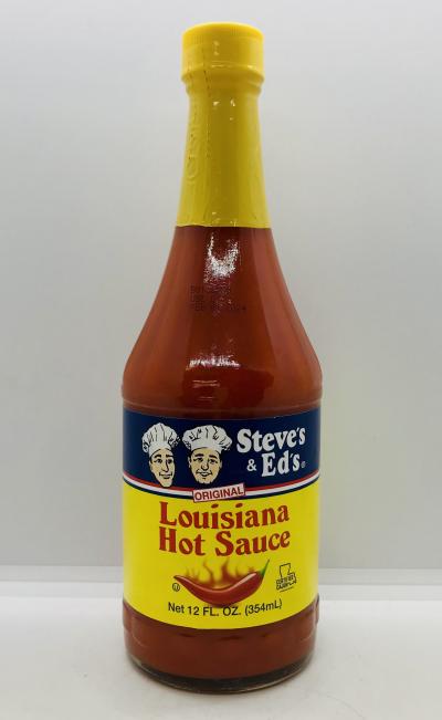 Steve's & Ed's Louisiana Hot Sauce 354mL.