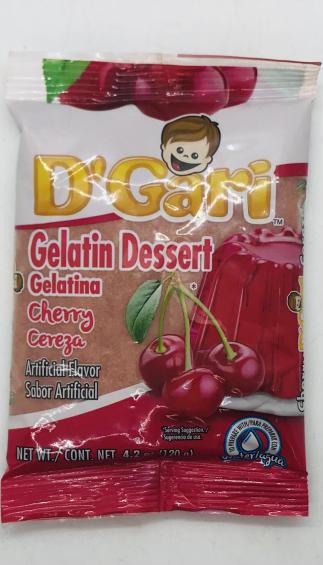 D'Gari Gelatin Dessert  Cherry 120g