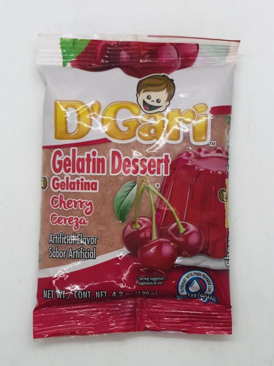 D'Gari Gelatin Dessert  Cherry 120g