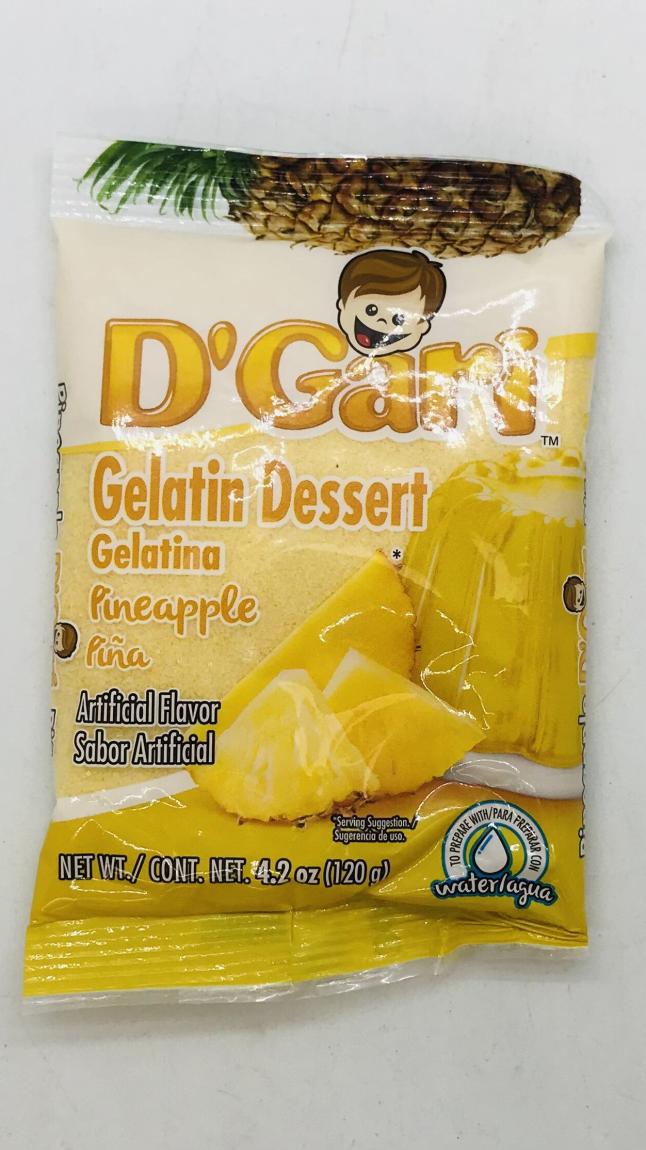 D'Gari Gelatin Dessert  Pineapple 120g