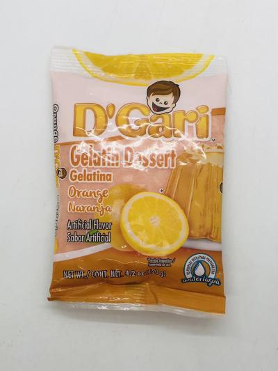 D'Gari Gelatin Dessert Orange 120g