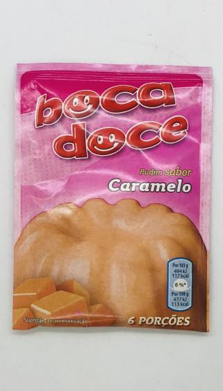 Boca Doce Pudding Powder Caramelo 22g