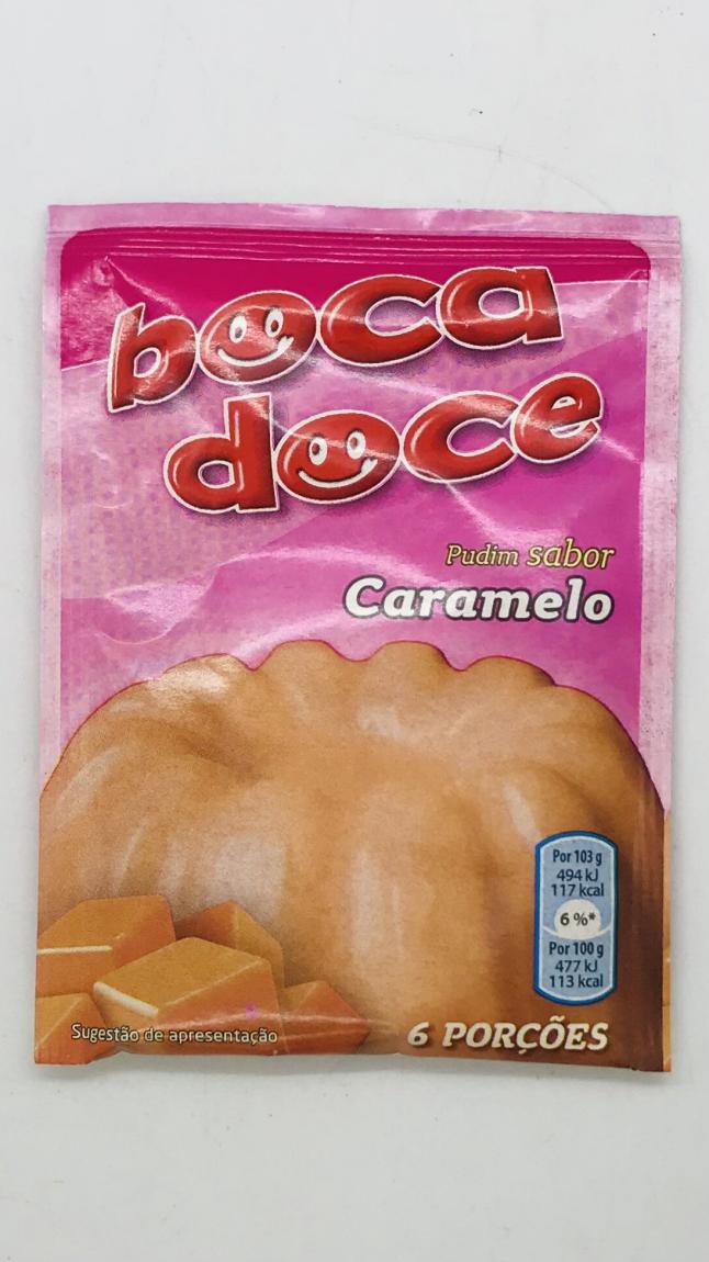 Boca Doce Pudding Powder Caramelo 22g