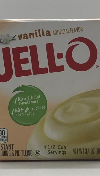 Jell-o Vanilla Artificial Flavor 96g