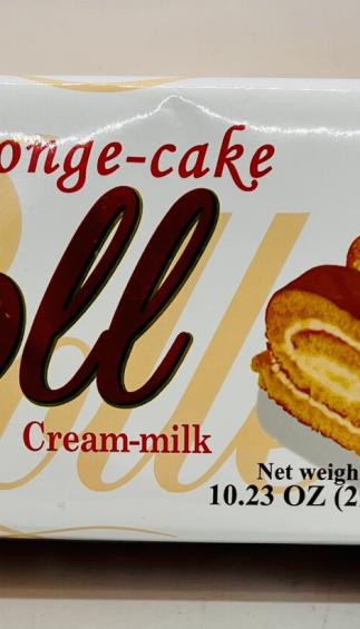 Sponge - cake Roll Cream Milk 290mL.