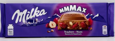 Milka Max Raisins & Nuts 270g.