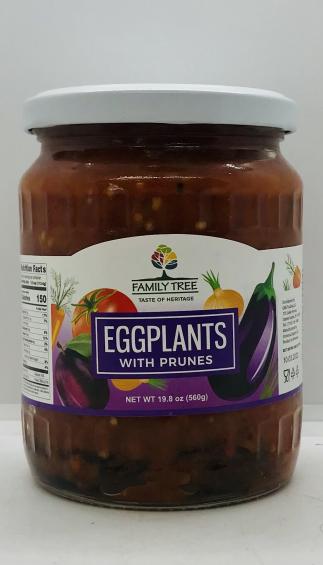 Family Tree Eggplants w. Prunes 560g.