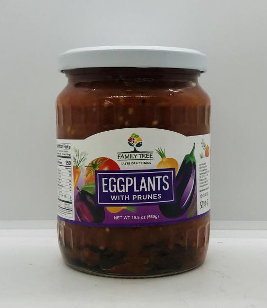 Family Tree Eggplants w. Prunes 560g.